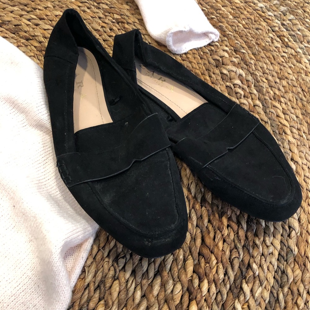 BLACK Zara Oxfor Loafer